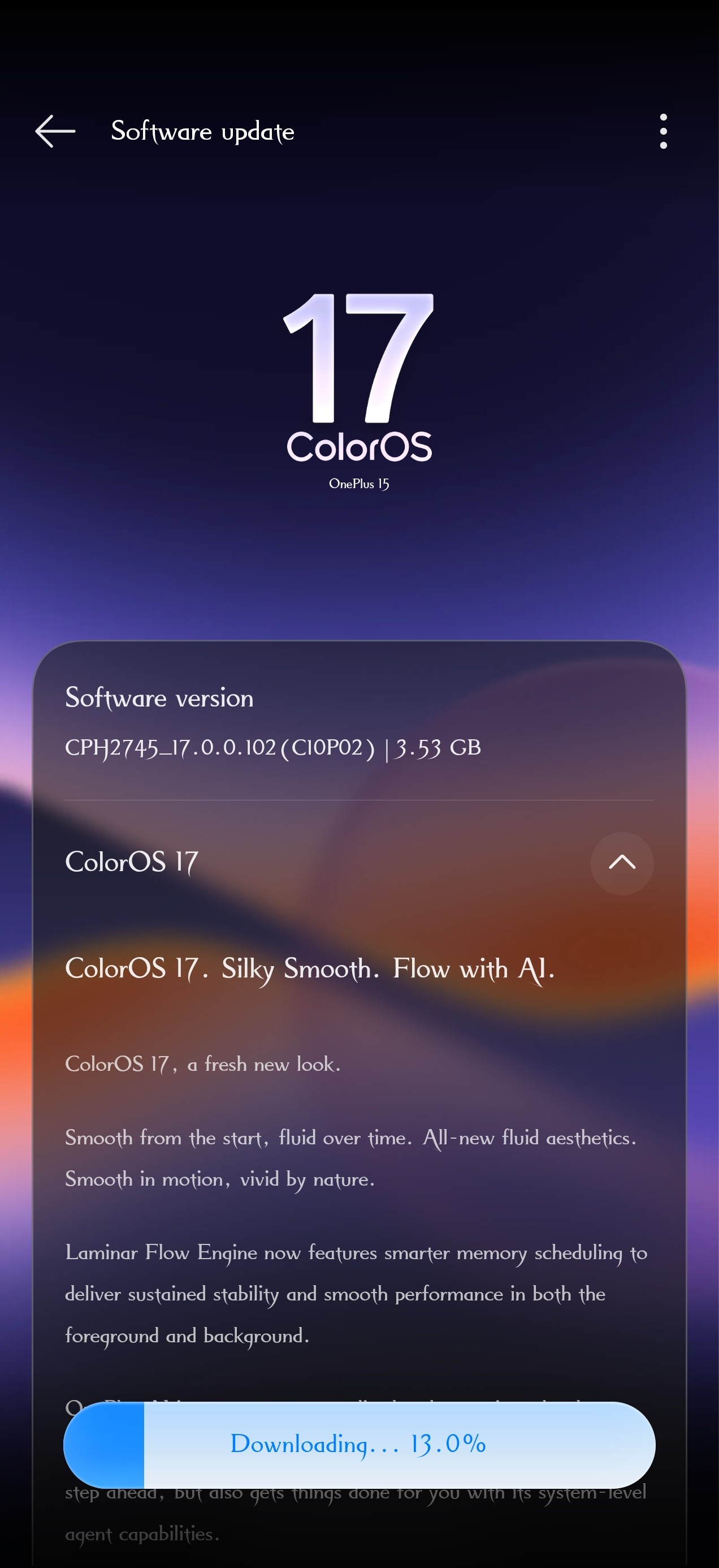 [Stable] ColorOS 17 is rolling out for the OnePlus 15 [IN]