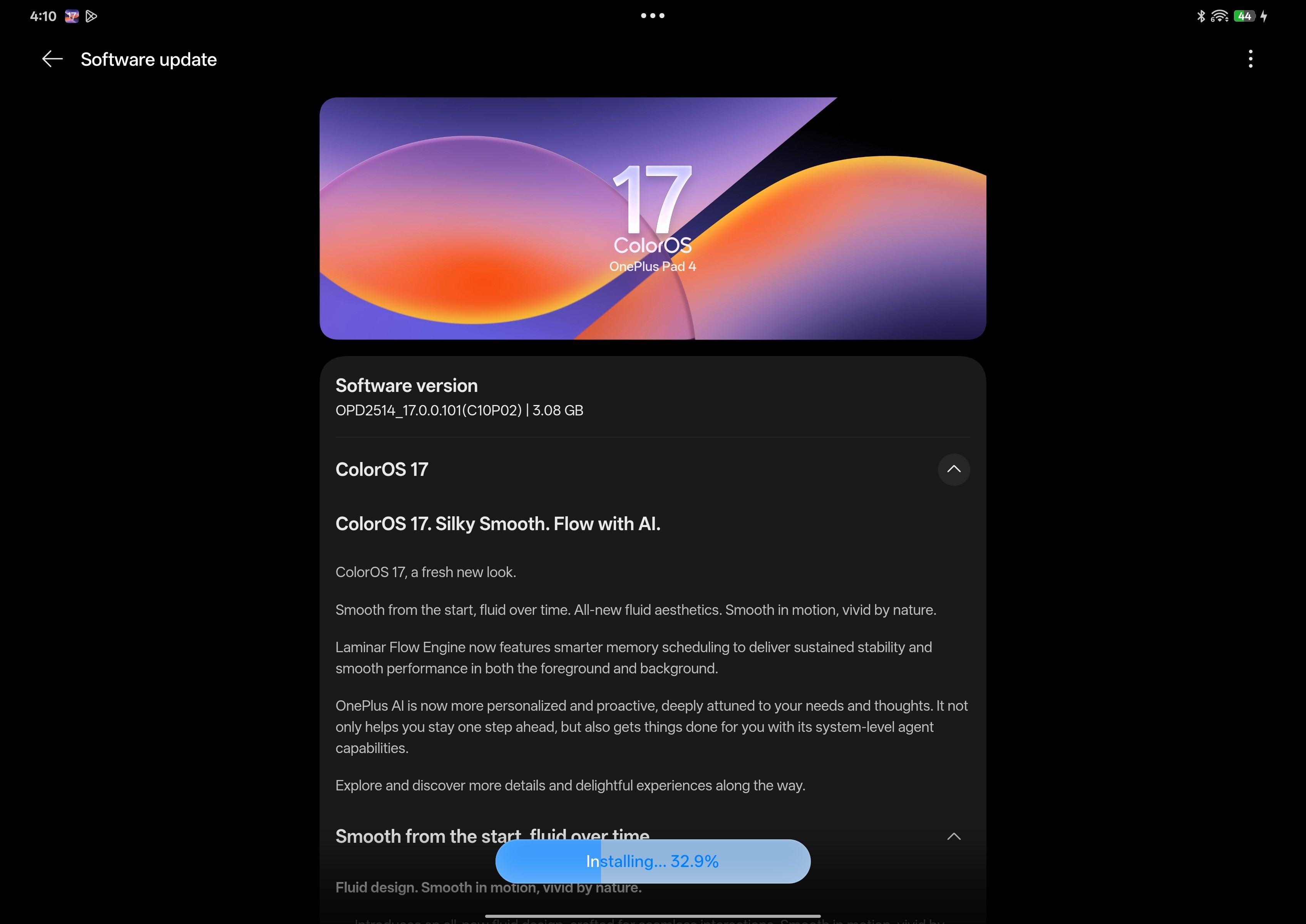 [Stable] ColorOS 17 is rolling out for the OnePlus Pad 4 [IN]