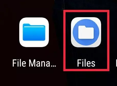NEW FILES APP INSTALLED ON MY PHONE