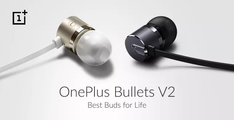 Using A Plus One Bullet OnePlus Bullets Earphones (V2) have arrived