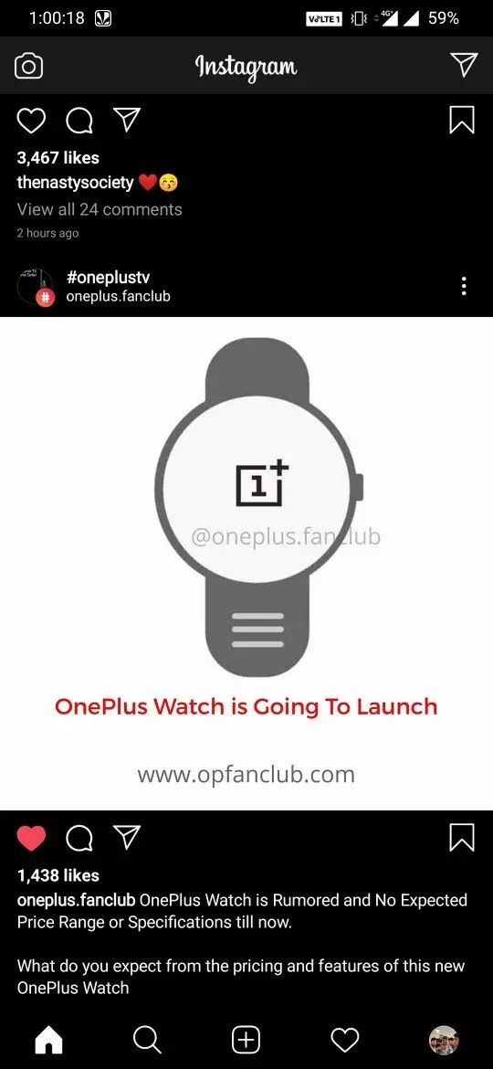 Oneplus never settle watch price clearance