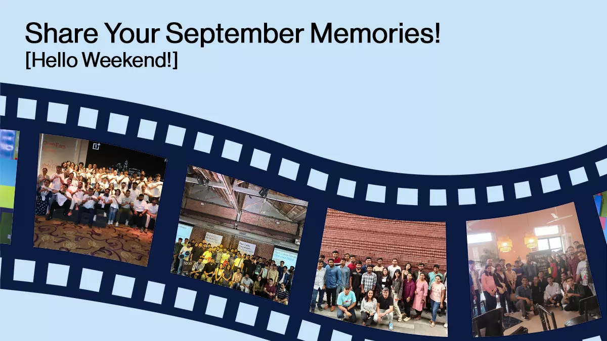 [Hello Weekend!] Share Your September Dump!