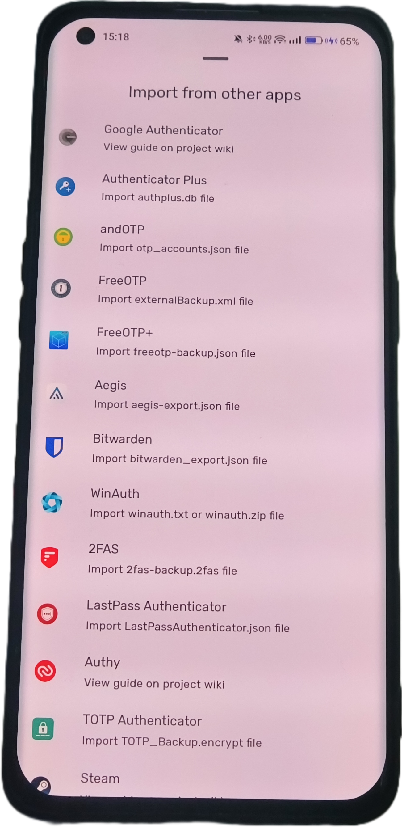 Authenticator Pro - best tool for 2FA