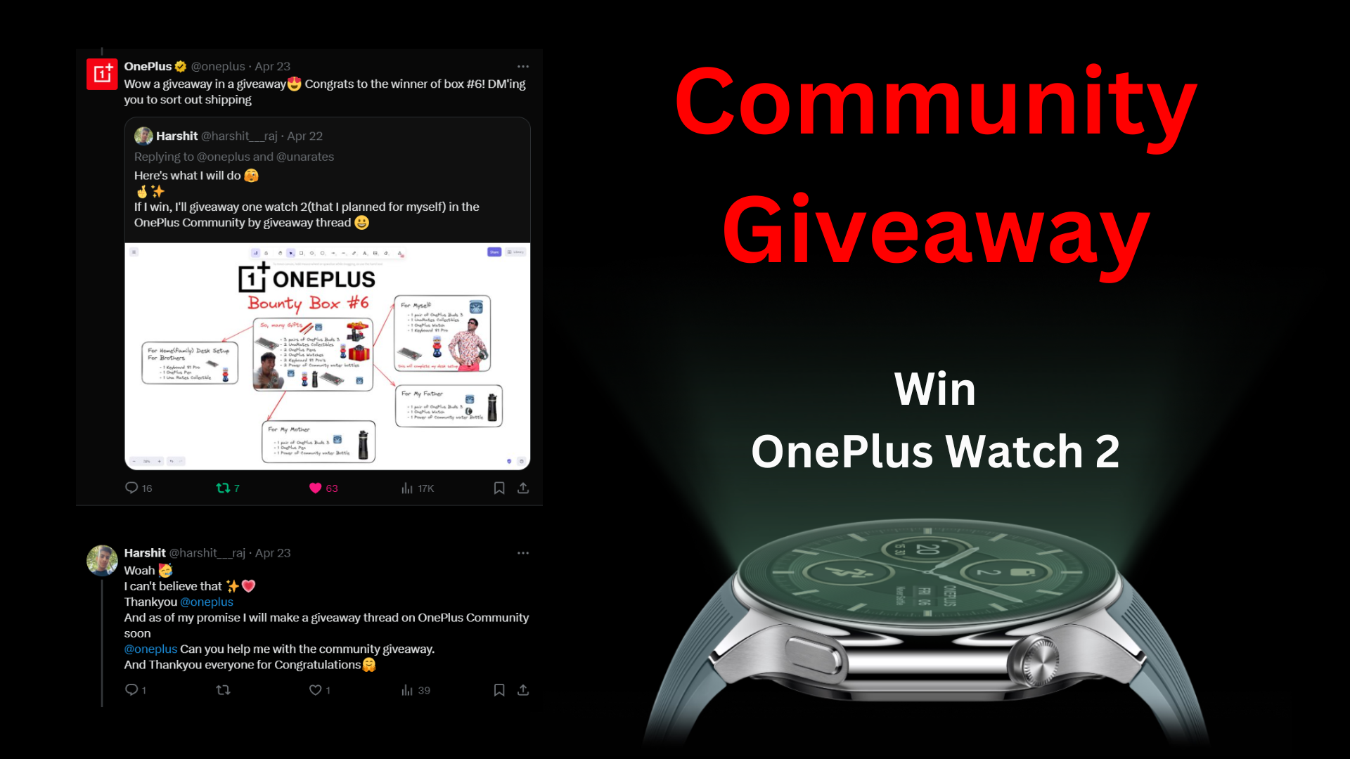 [CLOSED][New Winner announced!] I won a bounty box from OnePlus and I'm ...