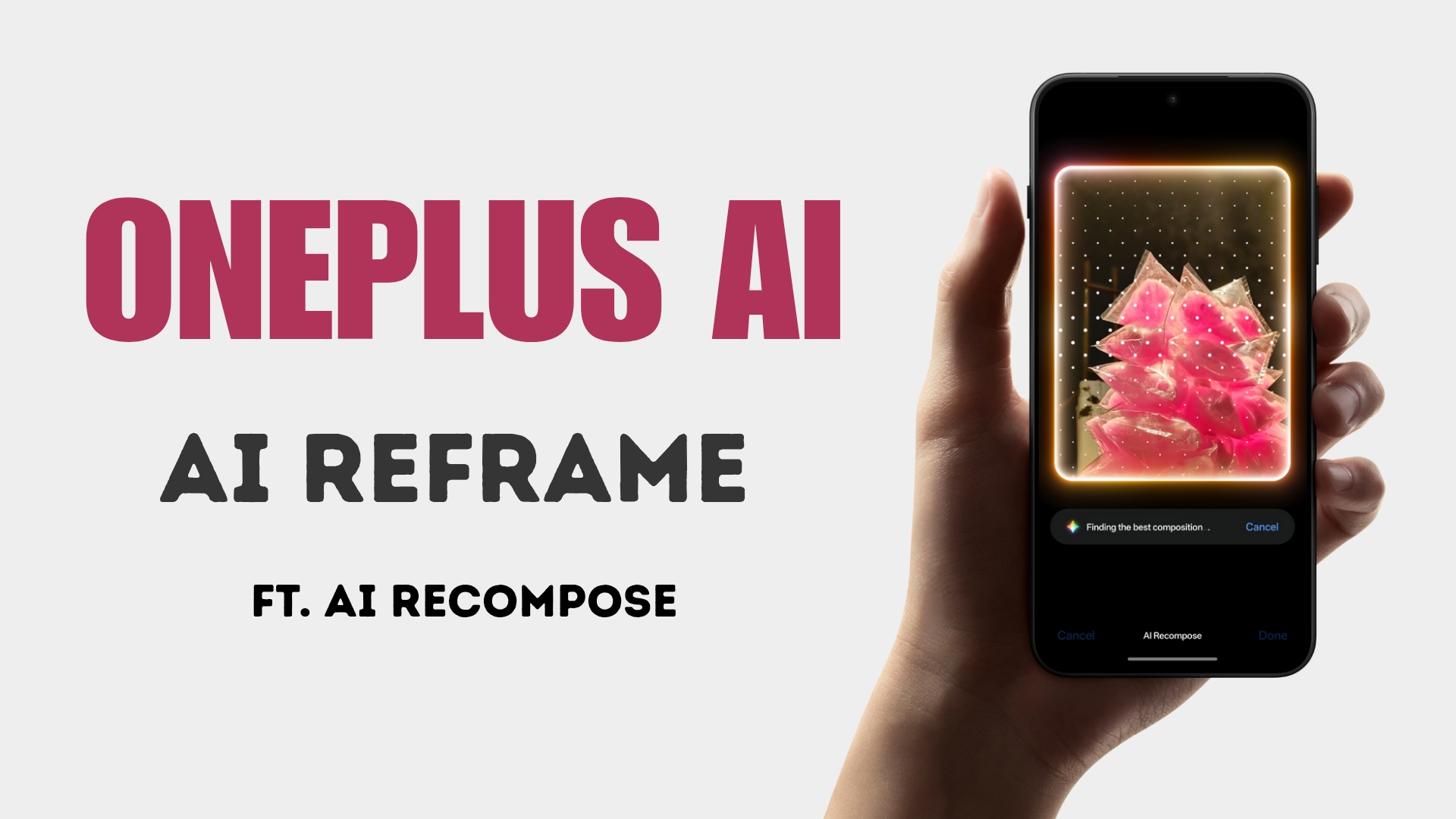 Raframe OnePlus AI Reframe: Make Your Photos Stand Out