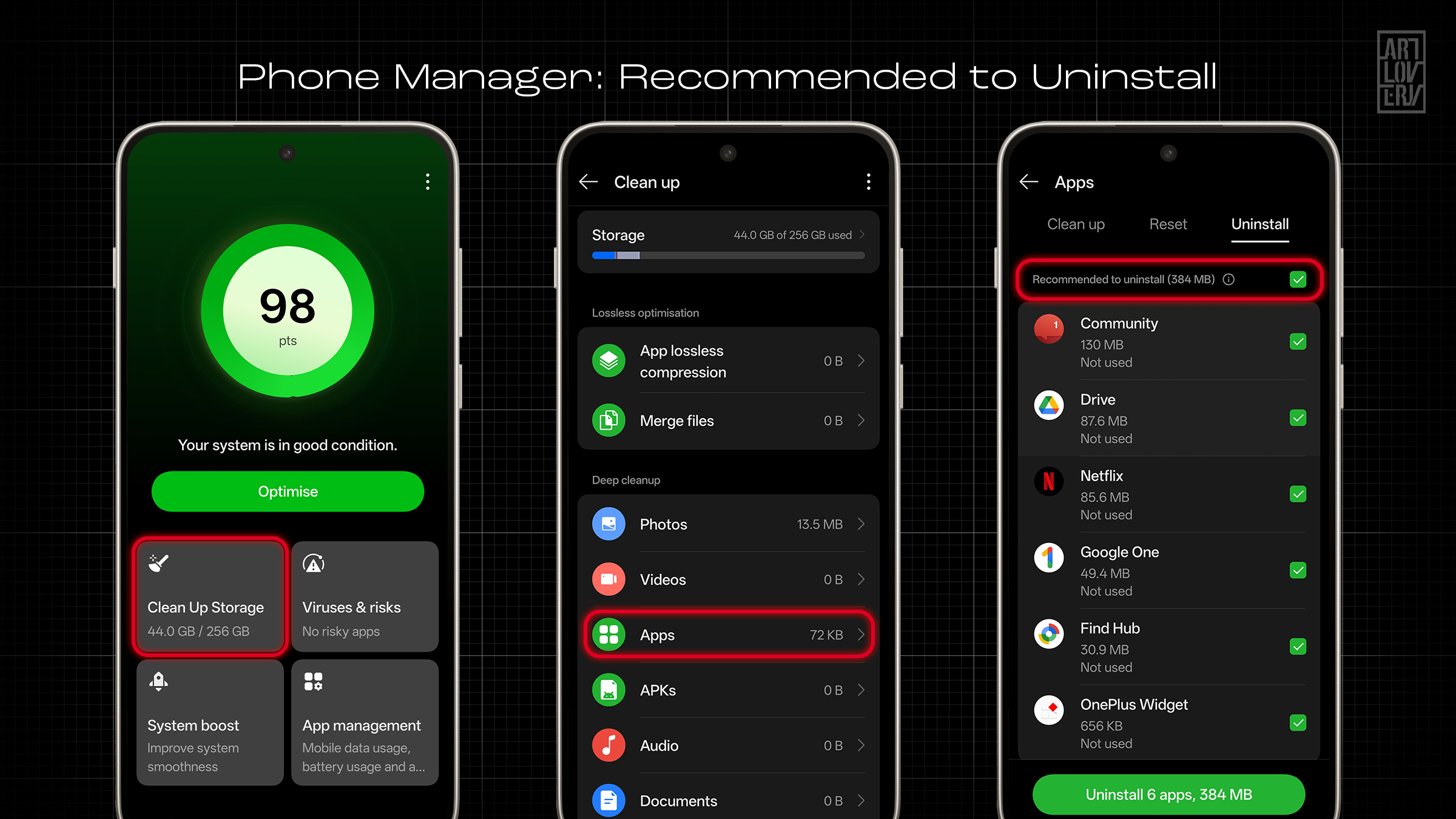 Phone Manager: Uninstall Unused Apps