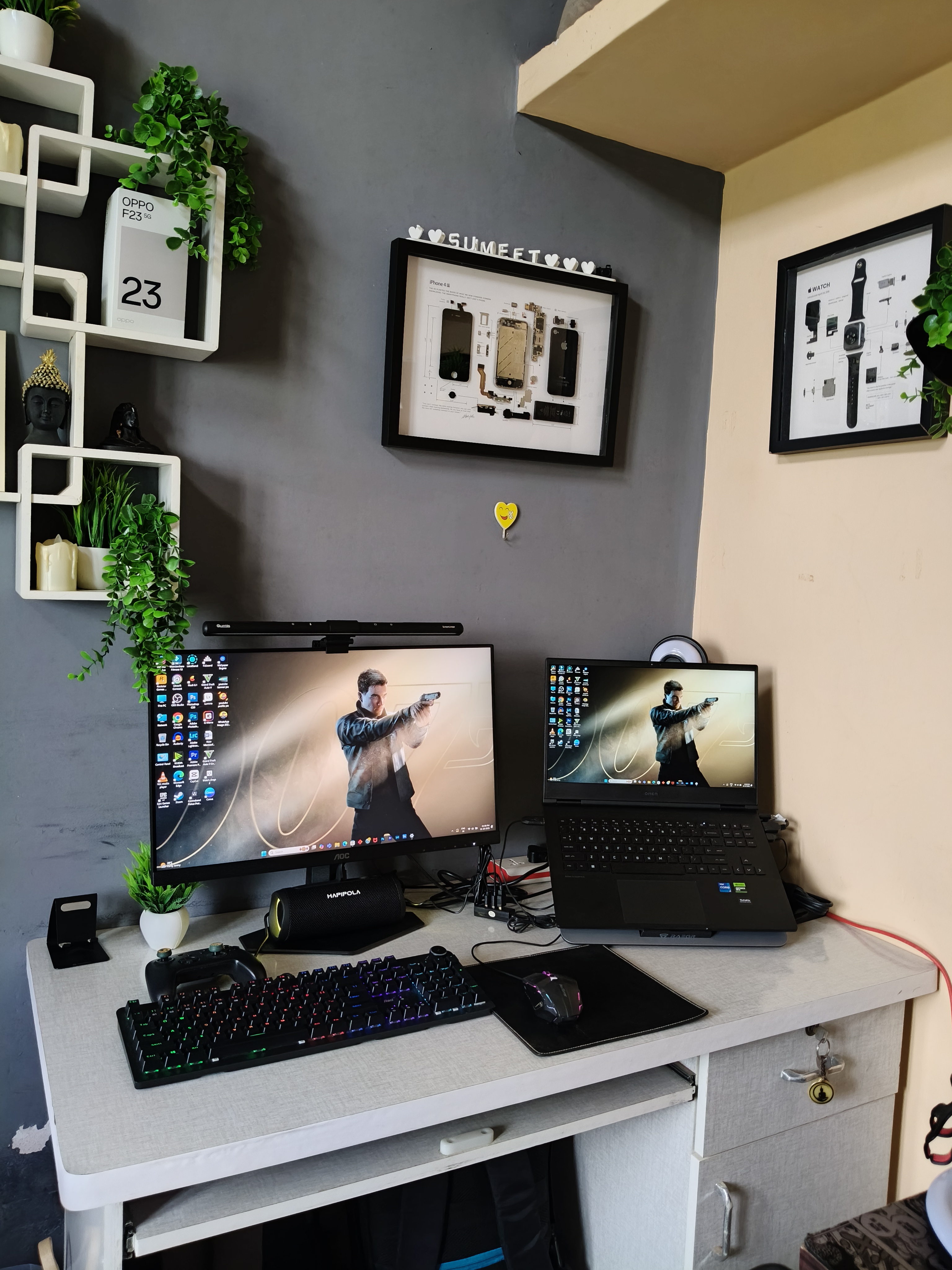 My New Room Studio Setup 🤩 🔥 Shot on Phone 📱 @Yudh S. @Va