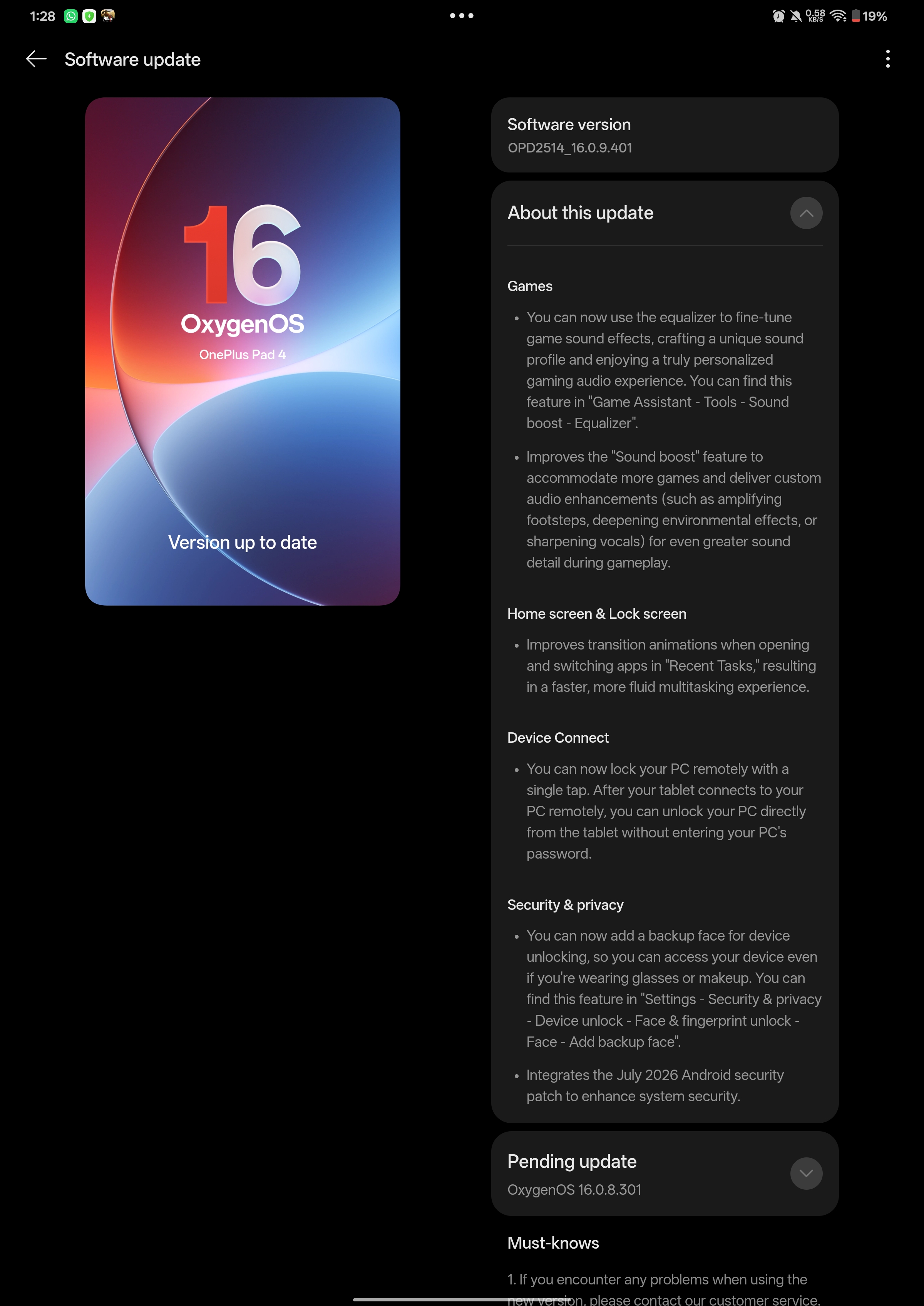 I already updated my software to latest version so why below